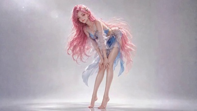 粉发梦幻少女