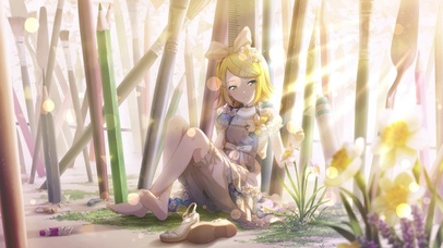金发少女