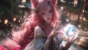 唯美狐耳女孩