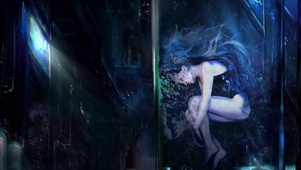 浸泡的少女