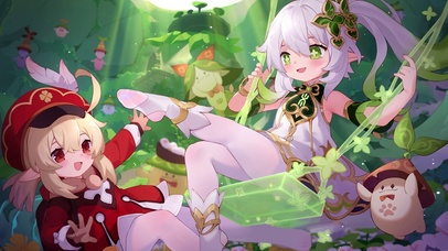 可莉&纳西妲-画师：雪糕王