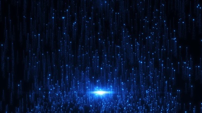 蓝色粒子流
