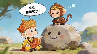 悟空，你妈笑了