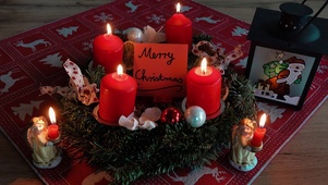 圣诞氛围蜡烛