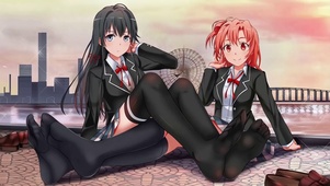 日漫黑丝长袜JK女高中生美少女