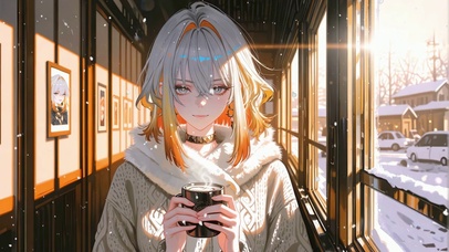 廊间暖光热饮嘉贝莉娜