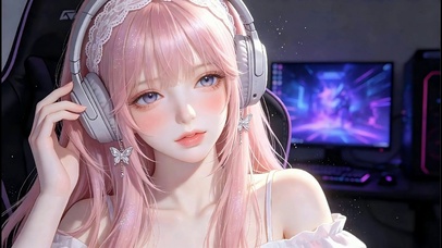 治愈粉电竞少女