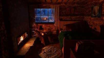 舒适的冬季小屋