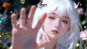 银蝶星屑：花境少女的光斑邀约