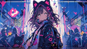 涂鸦少女