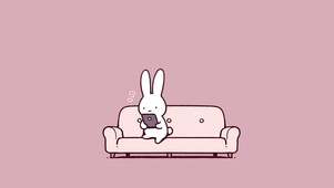 可爱卡通小兔兔