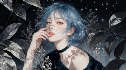 治愈可爱女孩