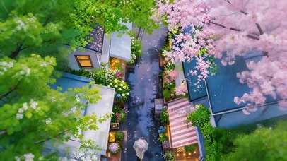 樱花小巷