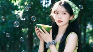 盛夏元气女孩