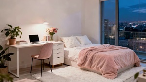 温馨居家温暖文艺风卧室