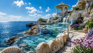 海边梦幻庭院