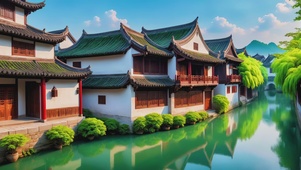 江南水乡治愈风景