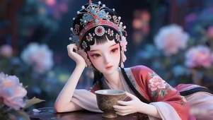 醉酒的花旦