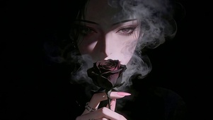 暗夜黑玫瑰