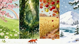 画中的四季