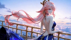 晚霞里的绝色风华-八重神子