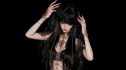 暗黑异域风情少女