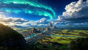 极光下的梦幻王城