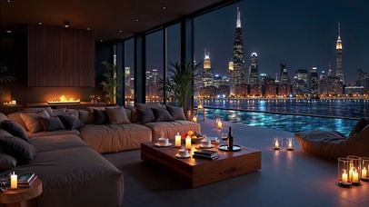 唯美璀璨城市夜