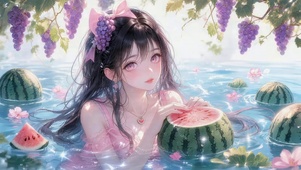 夏日可爱女孩