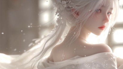 治愈古风美女