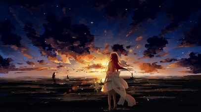 海上日出