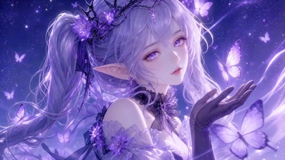紫蝶梦幻