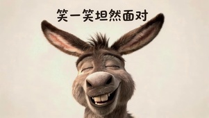 笑一笑坦然面对