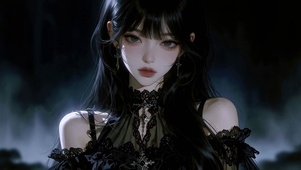 二次元高冷美女壁纸