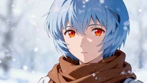 冬日雪境绫波丽