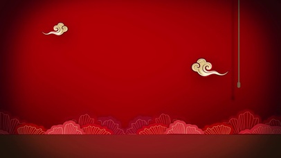 可爱卡通动画牛年新年战疫