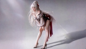 白发女神凝视