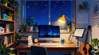 深夜工作台