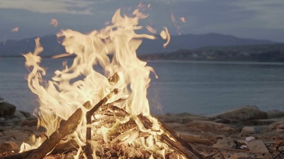 解压壁纸·篝火