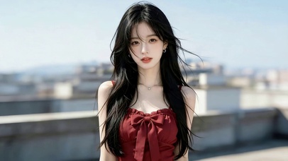 清纯治愈女孩