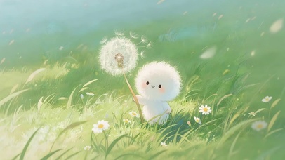可爱的蒲公英