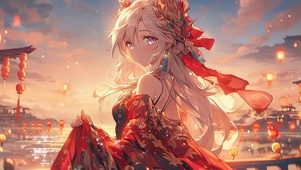 夕阳西下