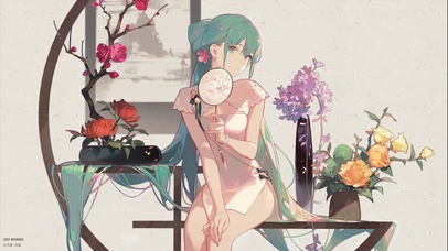 旗袍初音