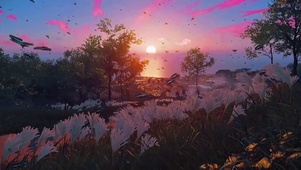 落日繁花