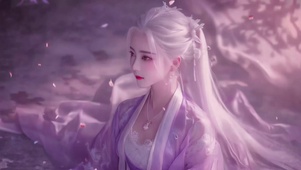 古风白发女神