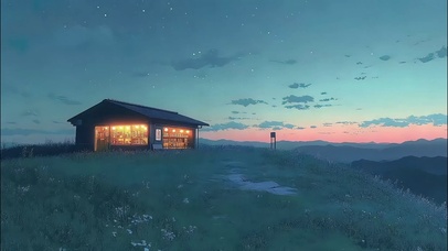 山坡静谧温馨时光商店