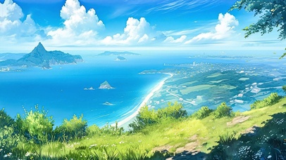 绿色风景清新壁纸