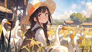 2K 田野中的女孩