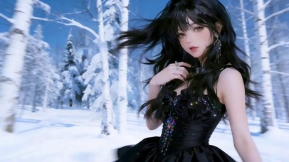白昼雪境