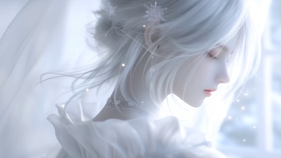 小清新冷白皮女孩